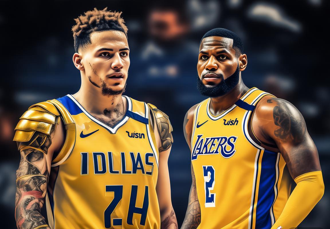 湖人VS独行侠：詹姆斯戴维斯碾压东契奇欧文，胜负早已失去悬念